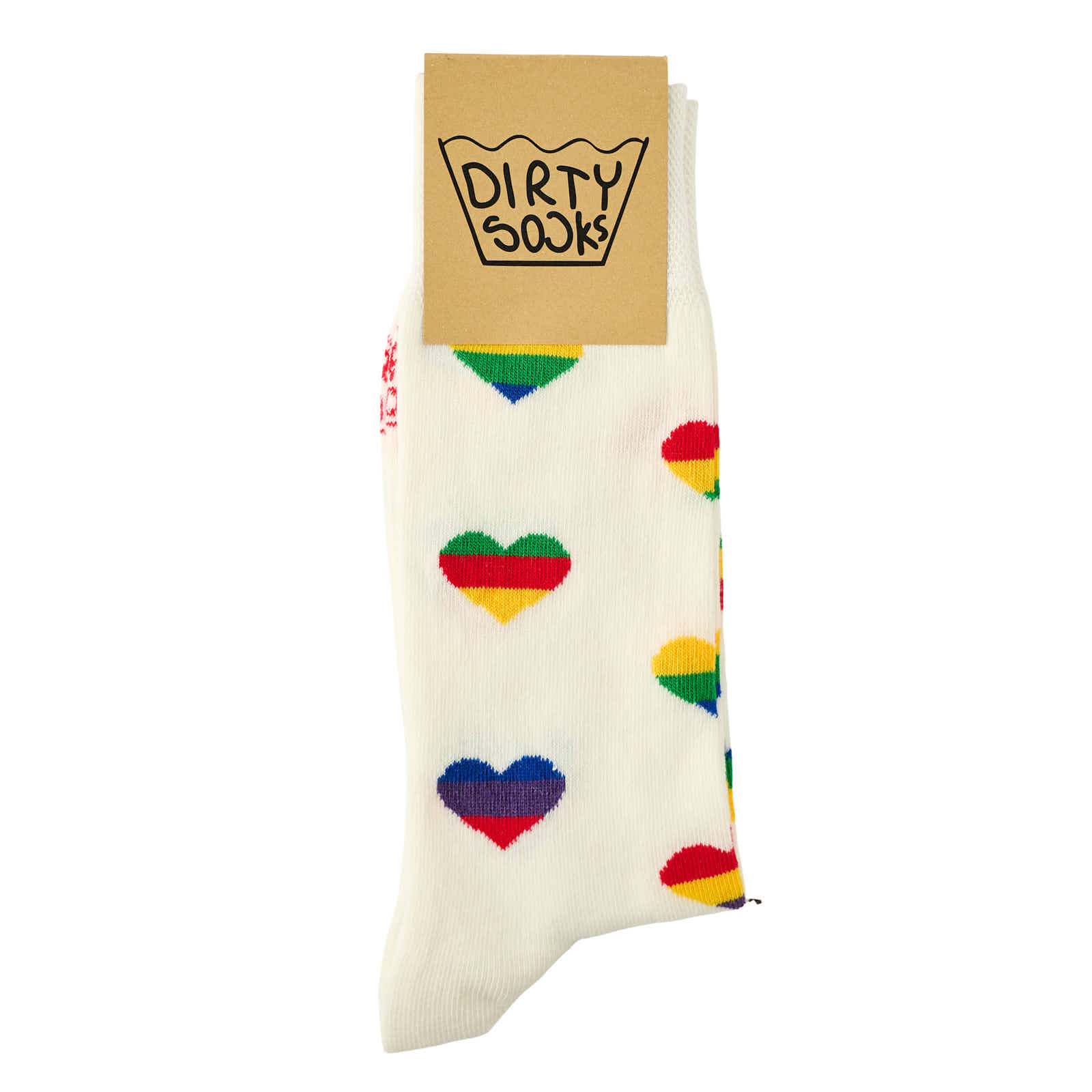 Hearts Colorful - White / Unisex